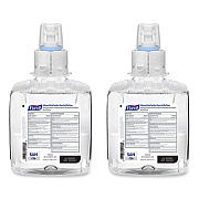 PURELL Advanced Hand Sanitizer Green Certified Foam Refill, For CS6 Dispensers, 1,200 mL, Fragrance-Free, 2/Carton (655102CT)
