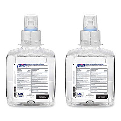PURELL Advanced Hand Sanitizer Green Certified Foam Refill, For CS6 Dispensers, 1,200 mL, Fragrance-Free, 2/Carton (655102CT)