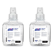 PURELL HEALTHY SOAP Mild Foam Refill, For CS6 Dispensers, Fragrance-Free, 1,200 mL, 2/Carton (657402CT)