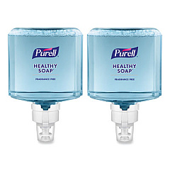 PURELL HEALTHY SOAP Gentle and Free Foam Refill, For ES8 Dispensers, Fragrance-Free, 1,200 mL, 2/Carton (777202)