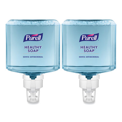PURELL HEALTHY SOAP 0.5% BAK Antimicrobial Foam Refill, For ES8 Dispensers, Light Citrus Floral Scent, 1,200 mL, 2/Carton (777902)
