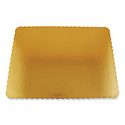 SCT Gold Cake Pads, 25.5 x 17.5, Gold, Paper, 50/Carton (1655)