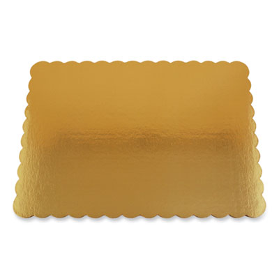 SCT Gold Cake Pads, 14 x 10, Gold, Paper, 50/Carton (1660)