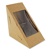 SCT Window Sandwich Wedge Box, 2.96 x 4.70, White, Paper, 300/Carton (24103)