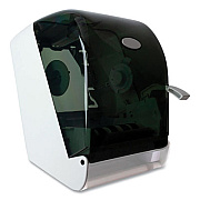 GEN Lever Action Roll Towel Dispenser, 11.25 x 9.5 x 14.38, Transparent (1605)