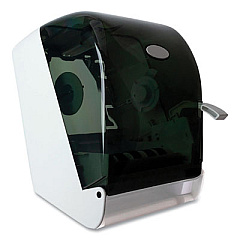 GEN Lever Action Roll Towel Dispenser, 11.25 x 9.5 x 14.38, Transparent (1605)