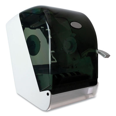 GEN Lever Action Roll Towel Dispenser, 11.25 x 9.5 x 14.38, Transparent (1605)