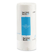 Georgia Pacific Professional Pacific Blue Select Two-Ply Perforated Paper Kitchen Roll Towels, 2-Ply, 11 x 8.88, White, 100/Roll (27300RL)