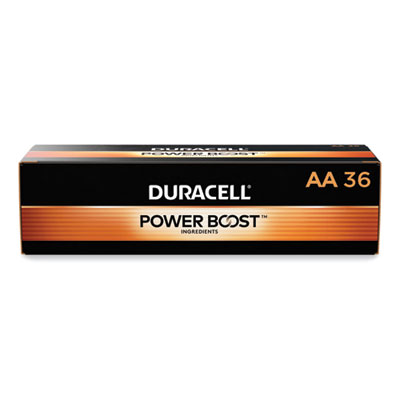 Duracell Power Boost CopperTop Alkaline AA Batteries, 36/Pack (AACTBULK36)