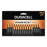 Duracell Power Boost CopperTop Alkaline AAA Batteries, 24/Pack (MN2400B24Z)