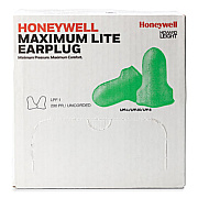 Howard Leight by Honeywell MAXIMUM Lite Single-Use Earplugs, Cordless, 30NRR, Green, 200 Pairs (LPF1)