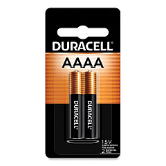 Duracell Specialty Alkaline AAAA Batteries, 1.5 V, 2/Pack (MX2500B2PK)