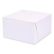 SCT Bakery Boxes, Standard, 7 x 7 x 4, White, Paper, 250/Carton (1521)