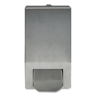 SC Johnson Professional Manual Skincare Dispenser, 1 L, 5.1 x 4.6 x 9.3, Silver (98123)
