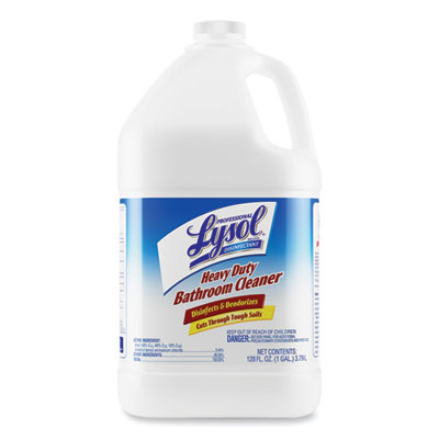 Professional LYSOL Brand Disinfectant Heavy-Duty Bathroom Cleaner Concentrate, Fresh Lime, 1 gal Bottle (94201EA)