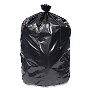 Eco Strong Plus Can Liners, 60 gal, 1.7 mil, 38" x 58", Black, Perforated Roll, 100/Carton (PCRL385820K)