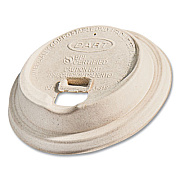 Dart Molded Fiber Lids for Paper Cups, ProPlanet Seal, Fits 10 oz to 24 oz Hot Cups, Tan, 1,000/Carton (LK316FBR)