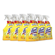 LYSOL Brand Ready-to-Use All-Purpose Cleaner, Lemon Breeze, 32 oz Spray Bottle, 12/Carton (75352CT)