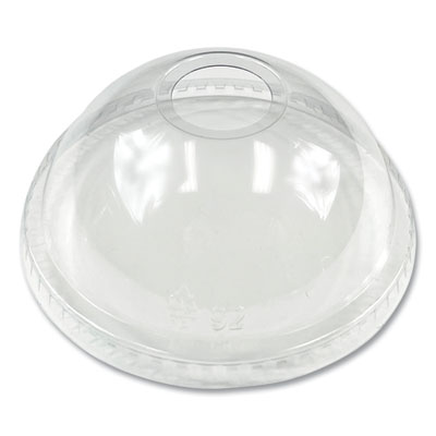 Boardwalk PET Cold Cup Dome Lids, Fits 9 oz Squat/12 oz Cold Cups, Plastic, Clear, 1,000/Carton (PET912DOME)