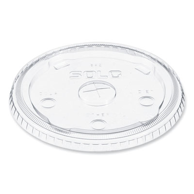 Dart Plastic Cold Cup Lids, Fits 32 oz to 44 oz Cold Cups, Clear, 600/Carton (642TS)