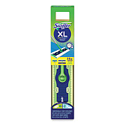Swiffer Sweeper Mop, XL Dry + Wet Sweeping Kit, 16.5 x 9 White Cloth Head, 46" Green/Silver Aluminum/Plastic Handle (01096)