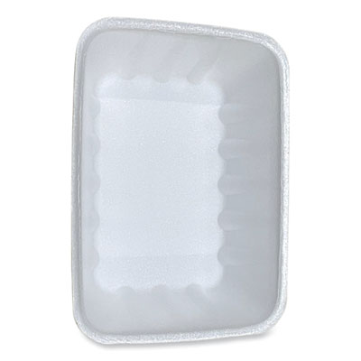 GEN Meat Trays, #42K, 8.75 x 6.32 x 2.25, White, Foam, 252/Carton (42WH)