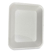 GEN Meat Trays, #8P, 10.8 x 8.82 x 1.5, White, Foam, 200/Carton (8PWH)