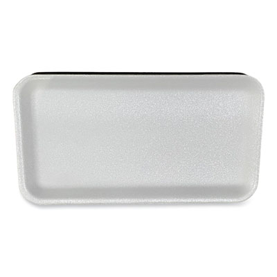 GEN Meat Trays, #10S, 10.93 x 5.75 x 0.63, White, Foam, 500/Carton (10SWH)