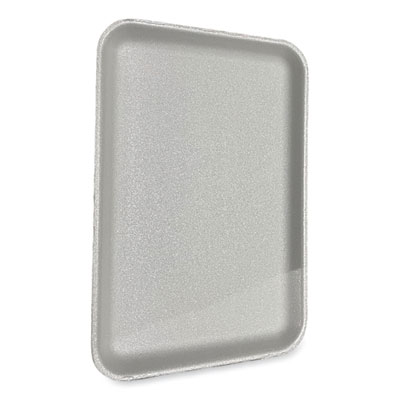 GEN Meat Trays, 13.81 x 9.25 x 0.71, White, Foam, 100/Carton (1014WH)