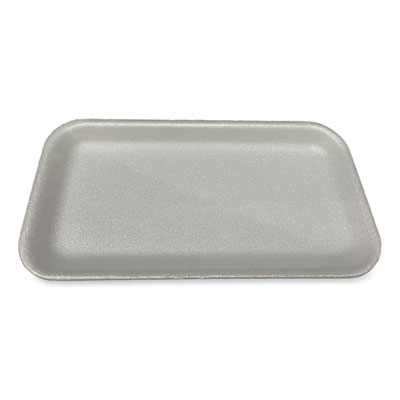 GEN Meat Trays, #17S, 8.5 x 4.69 x 0.64, White, Foam, 500/Carton (17SWH)