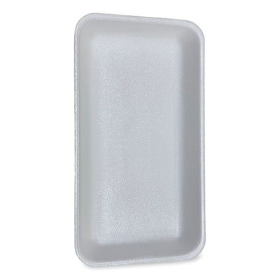 GEN Meat Trays, #15P, 14.44 x 7.88 x 1.37, White, Foam, 200/Carton (15PWH)