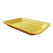 GEN Meat Trays, #8P, 10.8 x 8.82 x 1.5, Yellow, Foam, 200/Carton (8PYEL)