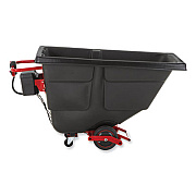 Rubbermaid Commercial 1 cu yd Motorized Roto Tilt Truck, 1,000 lb Capacity, Black (2173662)