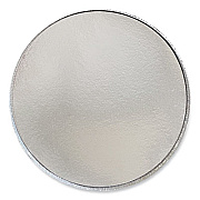 Boardwalk Round Aluminum To-Go Containers with Lid, 48 oz, 9" Diameter x 1.66" h, Silver, 200/Carton (ROUND9COMBO)