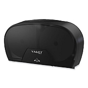 Valay Small Core Jumbo Bath Tissue Dispenser, 5.62 x 11.4 x 21.2, Black (VT1004)