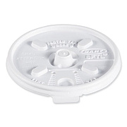Dart Lift n' Lock Plastic Hot Cup Lids, Fits 8 oz Hot Cups, White, 1,000/Carton (8FTL)