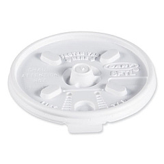 Dart Lift n' Lock Plastic Hot Cup Lids, Fits 8 oz Hot Cups, White, 1,000/Carton (8FTL)