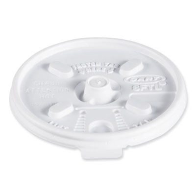 Dart Lift n' Lock Plastic Hot Cup Lids, Fits 8 oz Hot Cups, White, 1,000/Carton (8FTL)