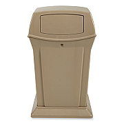 Rubbermaid Commercial Ranger Fire-Safe Container, 35 gal, Structural Foam, Beige (843088BG)