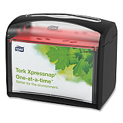 Tork Xpressnap Tabletop Napkin Dispenser, 7.9 x 5.6 x 7.9, Black (6232100)