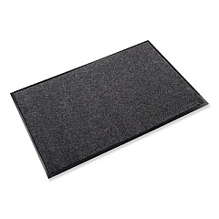 Crown EcoStep Wiper Mat, Rectangular, Charcoal Gray Cut Pile Surface, 24" x 36" (ET0023CH)