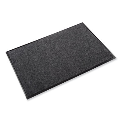 Crown EcoStep Wiper Mat, Rectangular, Charcoal Gray Cut Pile Surface, 24" x 36" (ET0023CH)