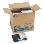 Dixie SmartStock Wrapped Heavyweight Cutlery Refill, Fork, Plastic, Black, 960/Carton (SSWPF5)