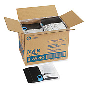 Dixie SmartStock Wrapped Heavyweight Cutlery Refill, Knife, Plastic, Black, 960/Carton (SSWPK5)