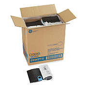 Dixie SmartStock Wrapped Heavyweight Cutlery Refill, Spoon, Plastic, Black, 960/Carton (SSWPT5)