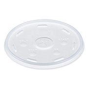 Dart Lids for Foam Cups and Containers, Fits 32 oz/44 oz/60 oz Hot Cups, Plastic, Translucent, 1,000/Carton (32SL1)