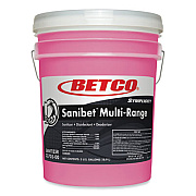 Betco Symplicity Sanibet Multi-Range Sanitizer Disinfectant Deodorizer, 5 gal Pail (2370500)