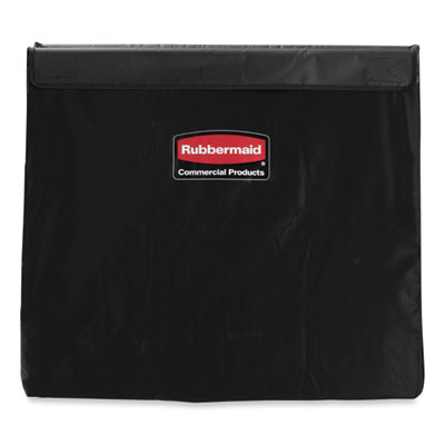 Replacement X-Cart Bag for Rubbermaid Commercial 1881750, Black, 2/Carton (1881783CT)