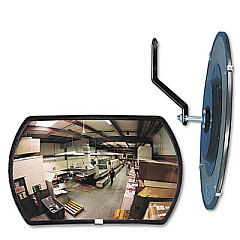 See All 160 degree Convex Security Mirror, Round Rectangular, 18"w x 12"h (RR1218)
