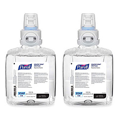 PURELL Professional HEALTHY SOAP Mild Foam Refill, For CS8 Dispensers, Fragrance-Free, 1,200 mL, 2/Carton (787402CT)